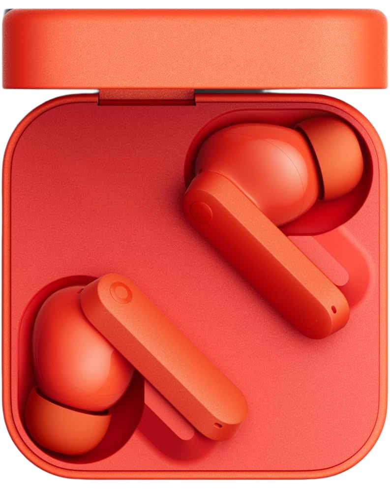 Buds with 51 dB ANC, Ultra Bass Technology & Upto 51 Hours of Battery Life Bluetooth Headset,4HD Mics,USB-C,13mm Drivers,Easy Use for iPhone,Apple Compatible (Black, Buds)