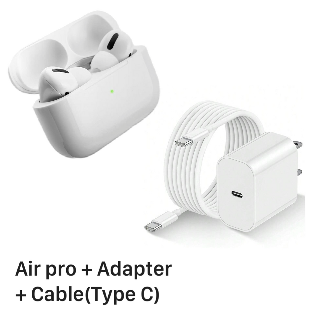 Air Pro 2nd Generation (Type - C) | Free Adapter | Free Cable